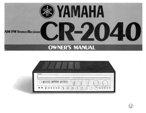 Yamaha 2040 receiver - yamaha,