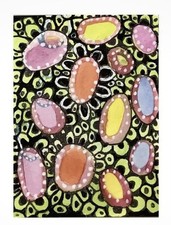 Aceo Hand Painted Original Painting Abstract Art By Kenna  2.5”X3.5”