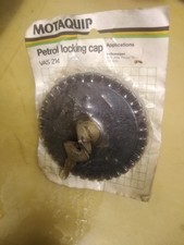 CLASSIC CAR MOTAQUIP LOCKING PETROL CAP NEW OLD STOCK 2 KEYS PART No. VAS 214