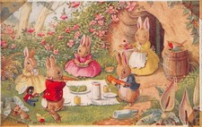 Bunnies Picnic by Racey Helps