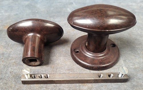 Reclaimed dark brown oval - reclaimed,