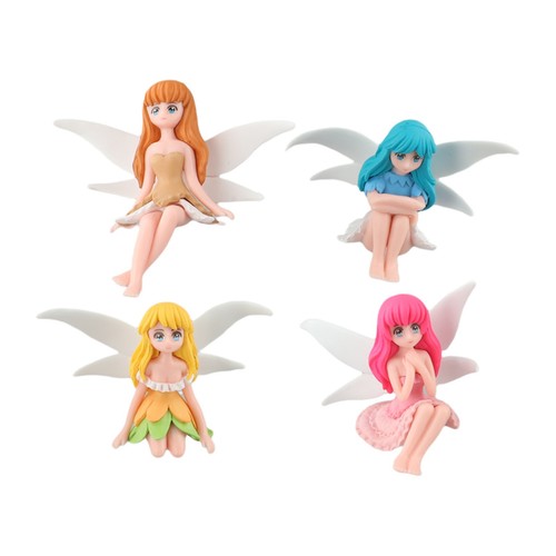 Decorative fairy figurines set - decorative,