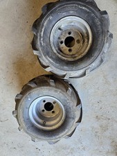 countax westwood ride on mower 18 9.50 8 lug chevron wheels tyres tractor 4 stud