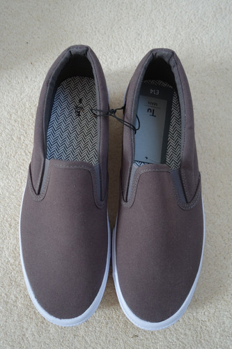 Men deck canvas slip on - slip,