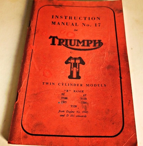 Genuine triumph t100 - genuine, 6t