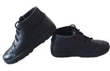 Kangol Boys Girls Leather School Boots Junior Children Shoes Black UK 1 / EU 33