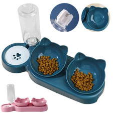 3-In-1 Cat Feeder Bowl, Food