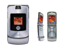 Motorola V3i Silver Camera Flip Phone (Unlocked) Bluetooth *12 Months Warranty*