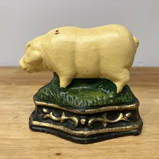 VINTAGE CAST IRON  'PIG' DOOR