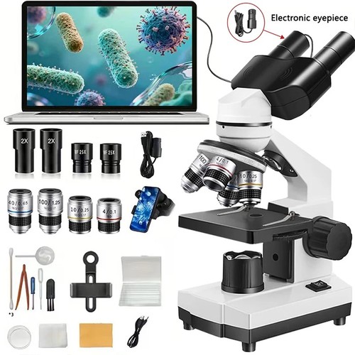 40x 2500x binocular microscope - binocular,