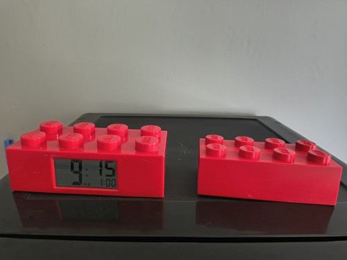 Lego clock and money - and, box