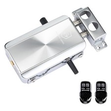 Home Door Lock Kit Remote Control Keyless Entry Electronic Lock For Home UK W0O7