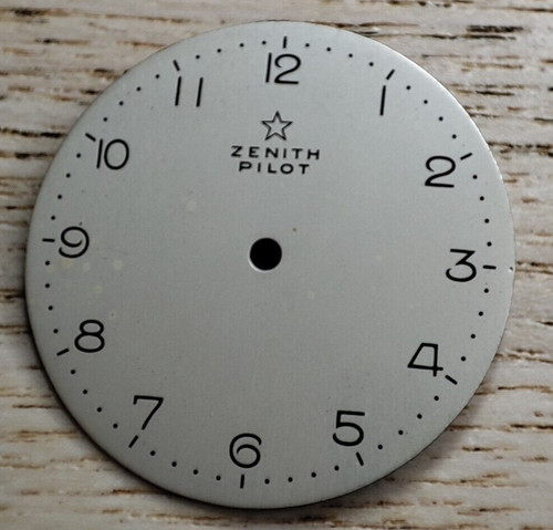 Zenith pilot watch dial - pilot,