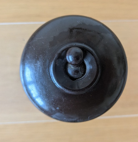 Crabtree bakelite and ceramic - and,