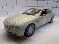 HOTWHEELS METAL 1.18 MASERATI QUATTROPORTE ,SILVER & BOX OK