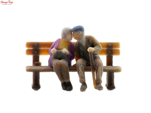 Noch seniors bench 3d - seniors, on