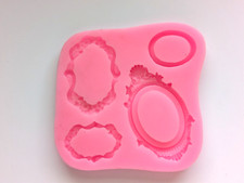 4 ORNATE FRAMES silicone mold
