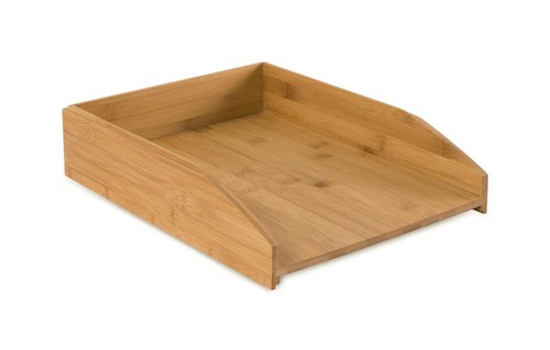 Osco bamboo letter tray - |, |