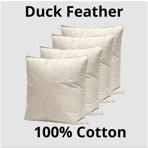 100 duck feather cushion pads - duck,