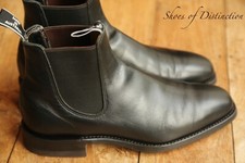 R.M. Williams Black Leather Chelsea Boots Shoes Mens UK 8 US 9 EU 42