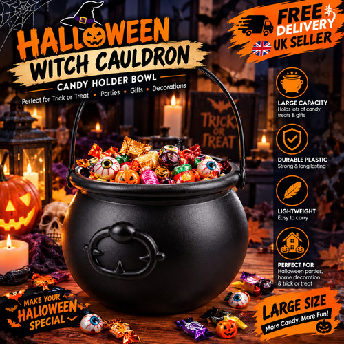 Large witch wizard cauldron - witch,