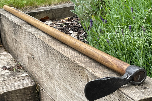 Vintage garden mattock hoe - garden,
