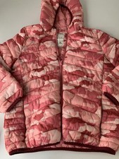 MARKS AND SPENCER PUFFER COAT JACKET Pink Camouflage Age 12 13 Years Light Warm