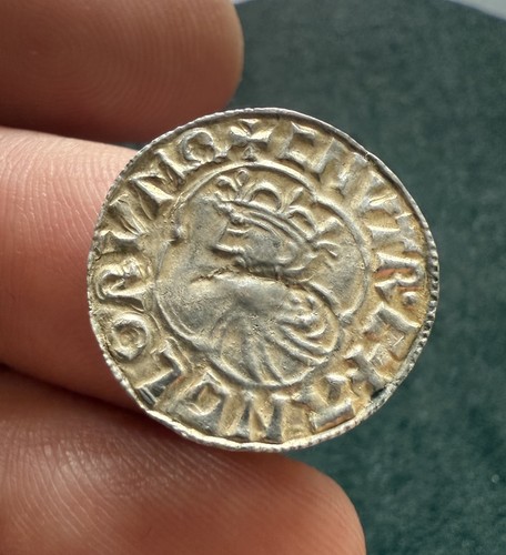 Saxon king cnut penny - king,