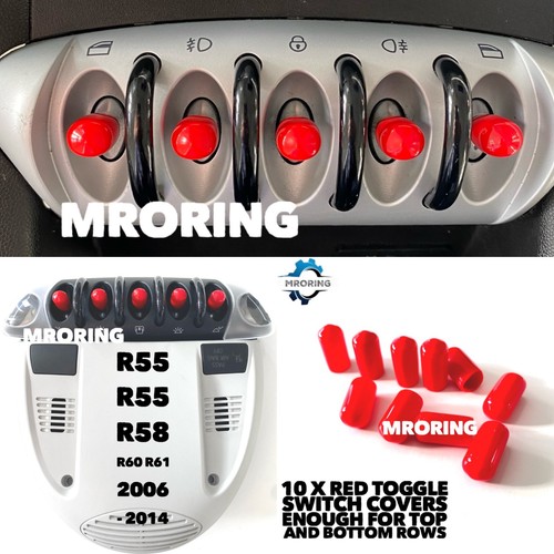 Mini cooper red toggle - red, switch