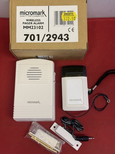 Micromark wireless pager alarm - micromark,