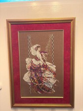 Vintage 77cm High Framed