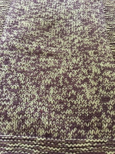 Hand knitted baby blanket 
