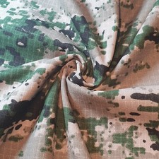 Camo Green Poly Cotton