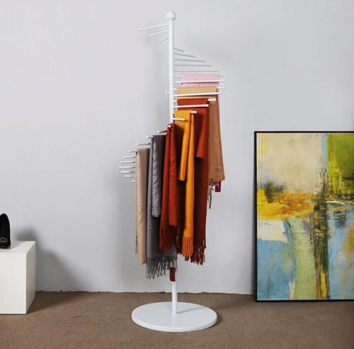 White hijab stand scarf holder - stand,