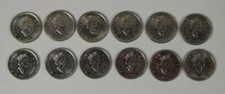 A11/ 12X Canada Millennium Coin - Complete 25 Cent Set From The Year 2000 /S351