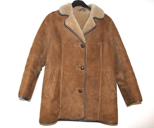 Ladies sheepskin coat - sheepskin,