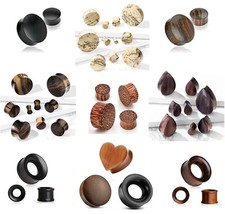 Wooden Ear Plug - Organic Wood