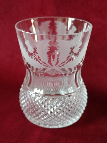 Edinburgh crystal thistle - edinburgh,
