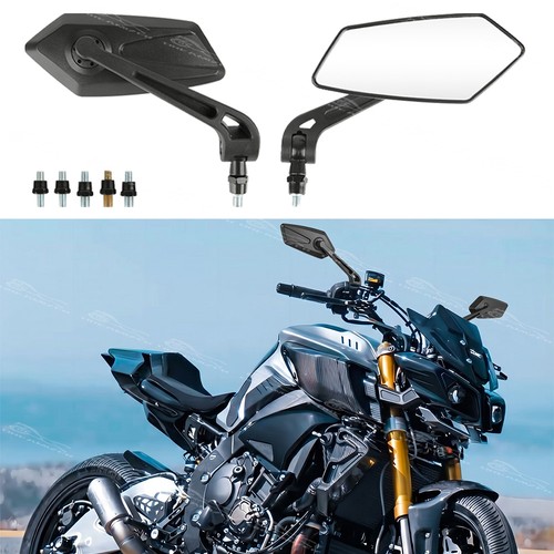 Black 8mm 10mm motorcycle - 10mm,
