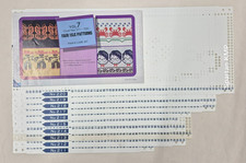 PC75 KNITMASTER KNITTING MACHINE PUNCH CARDS 211-220 VOLUME 7 FAIR ISLE X10