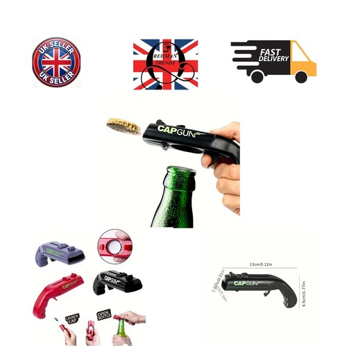 Bottle opener cap gun - opener,