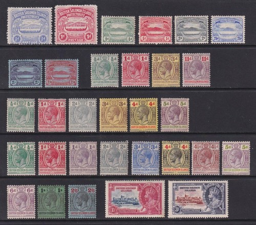 British solomon islands edvii - solomon,