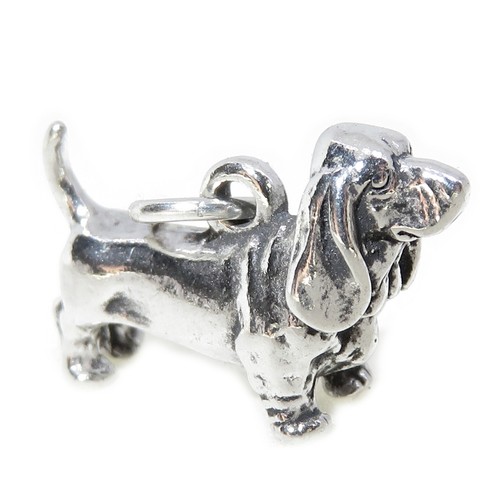 Basset hound dog sterling