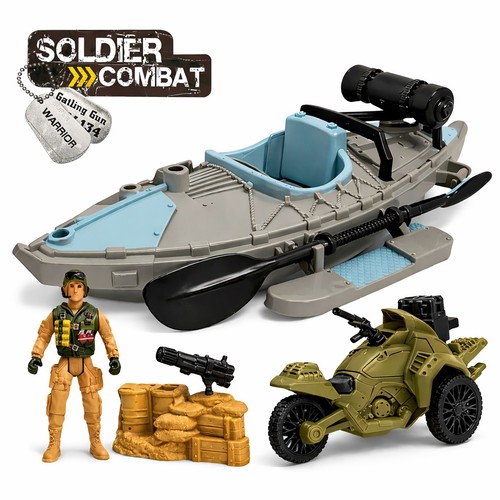 Soldier combat army playset - army,