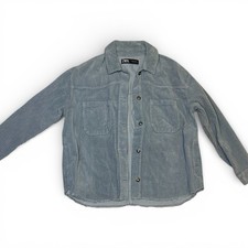 ZARA Blue Corduroy Shacket /