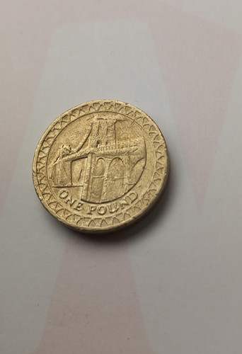 Menai bridge pound coin - menai,
