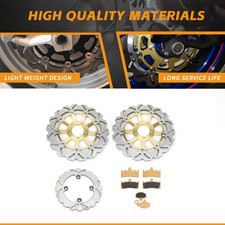 Front Rear Brake Discs Pads