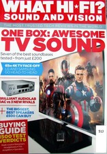 WHAT HI-FI 2015 SPEAKERS Q ACOUSTICS JBL ARENA  CAMBRIDGE AERO  WHARFEDALE £3.99