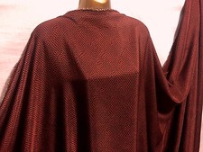 *NEW*L/Weight Fine Smooth Polyester DogTooth Print Dress/Craft Fabric*FREE P&P*