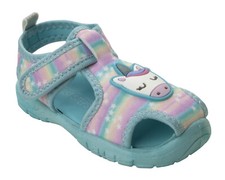GIRLS UNICORN GLITTER SANDALS